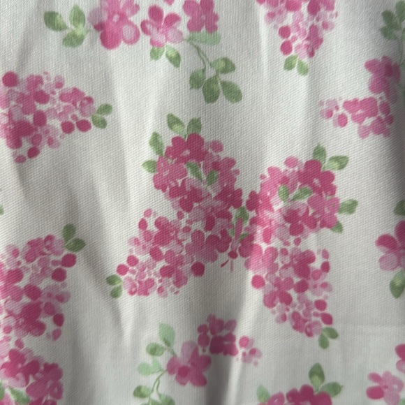 CATHERINE MALANDRINO dress Girls floral Dress size 7 white pink formal like new - Picture 9 of 14